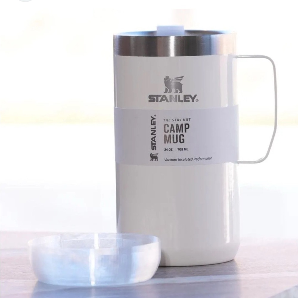 Stanley White Camp Mug
